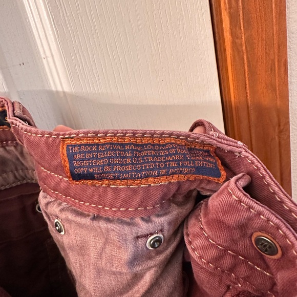 Rock Revival Cadee Ankle Skinny Maroon Jean. - Picture 8 of 9